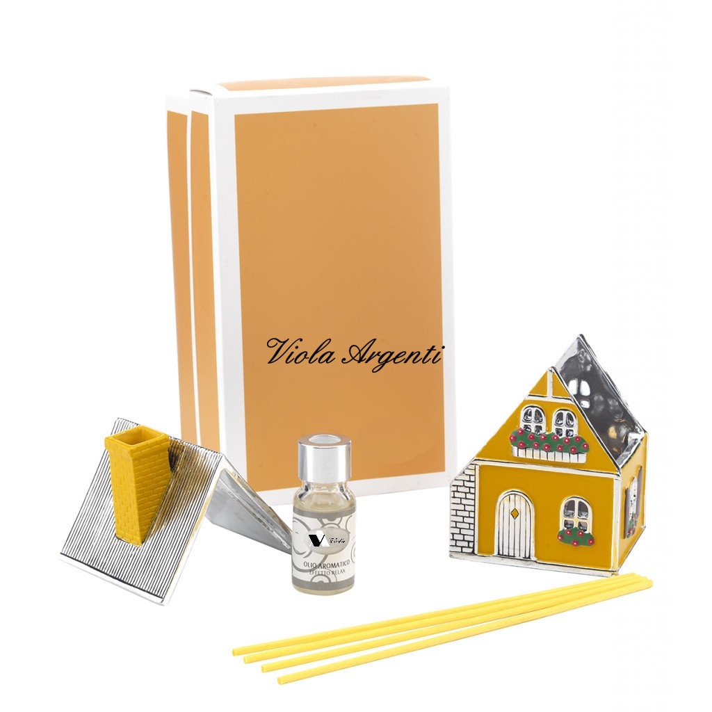 Profumatore casetta giallo di . Argento online