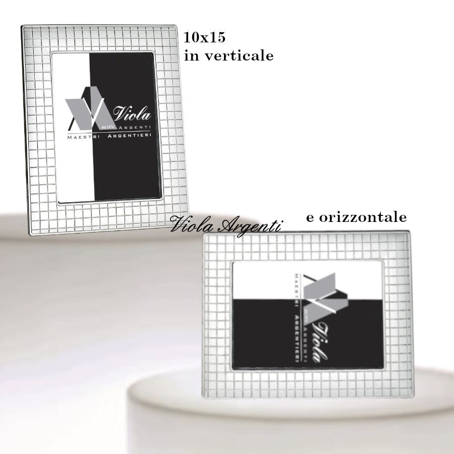 Cornice fascia larga quadri di . Argento online