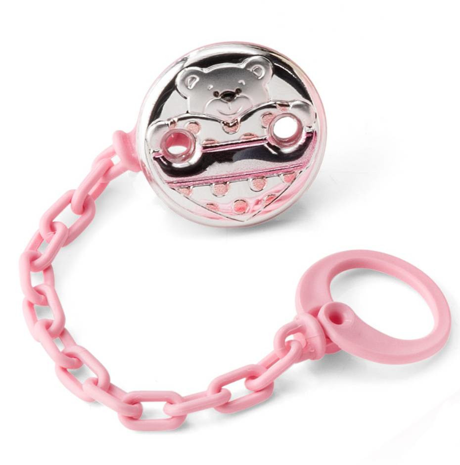 Portaciuccio rosa orsetto di . Argento online