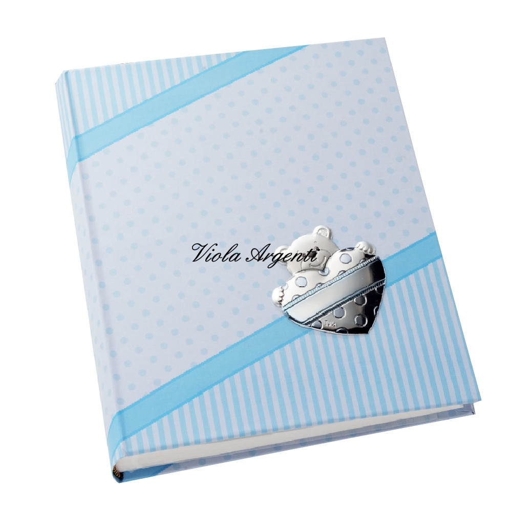 Album nascita orsetto azzurro di . Argento online