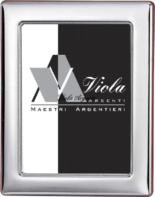 Cornice bordi liscia stondata di . Argento online