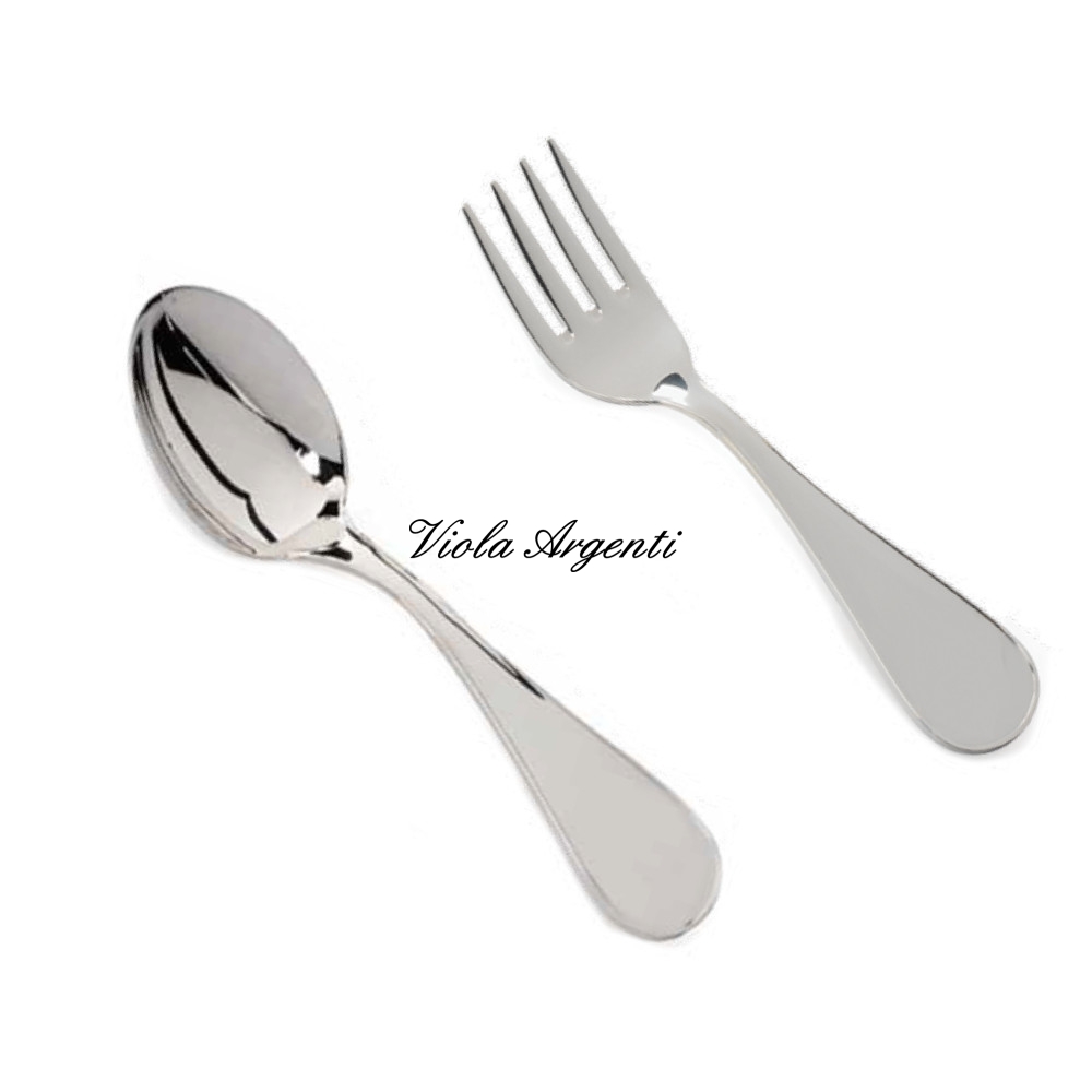 Cucchiaio e forchetta tiffany di . Argento online