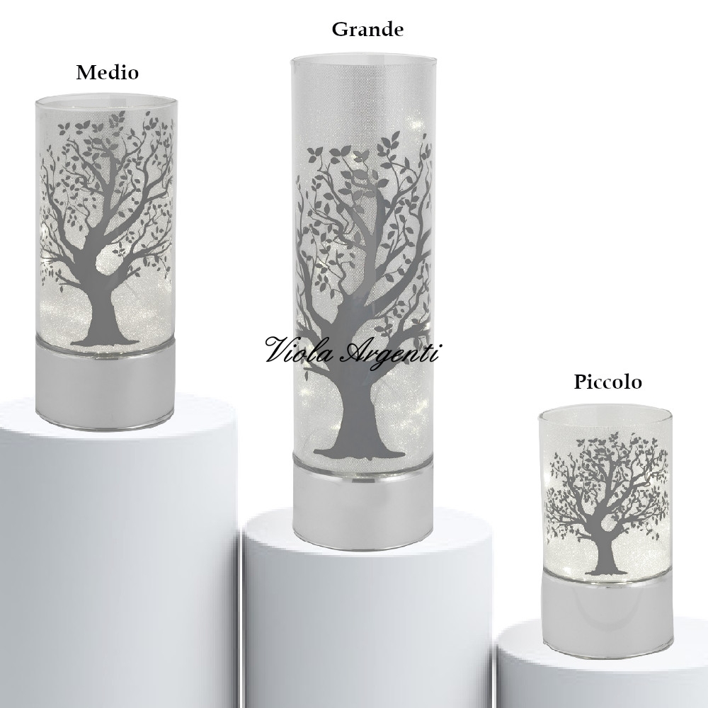Lampada albero della vita di . Argento online