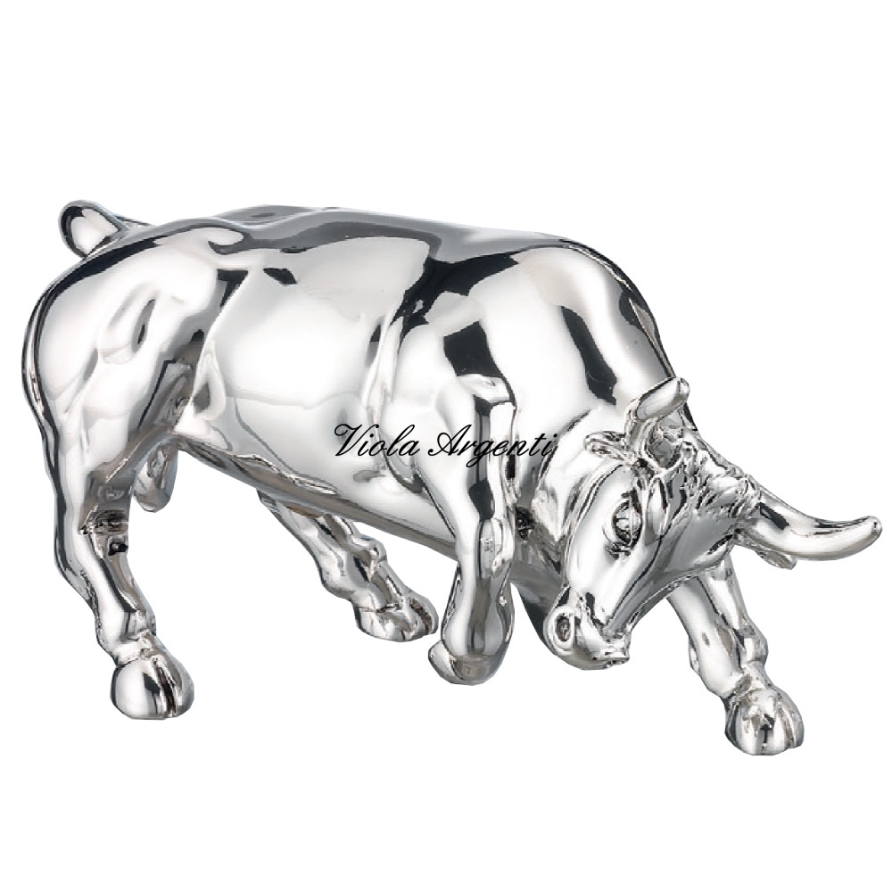 Toro inclinato di . Argento online