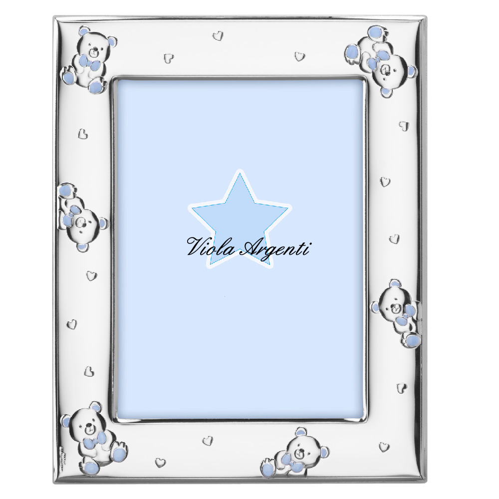 Cornice orsetto bimbo di . Argento online