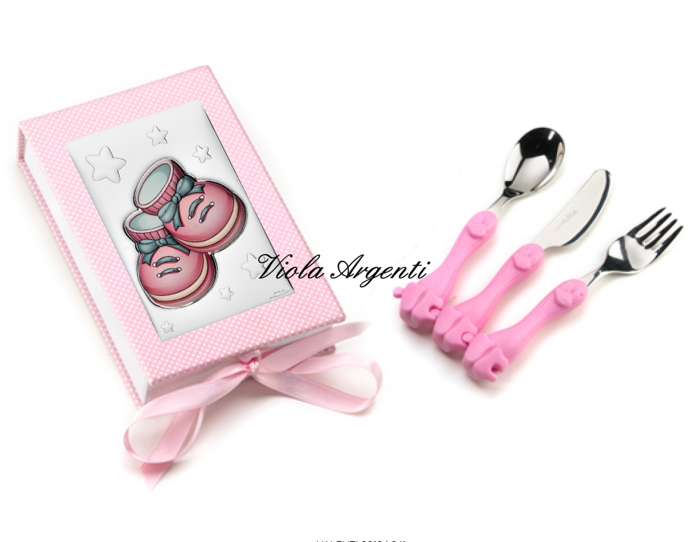 Set pappa scarpette smaltate di . Argento online