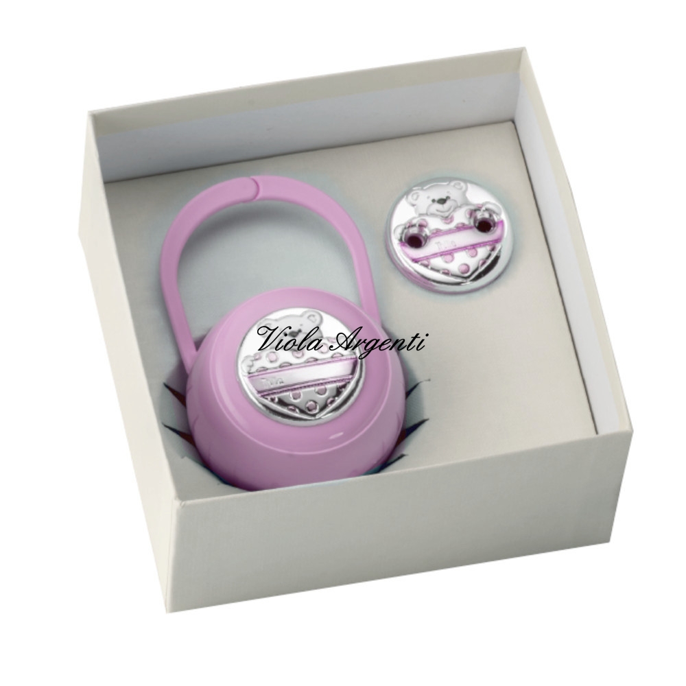 Set scatola e pinza orsetto di . Argento online