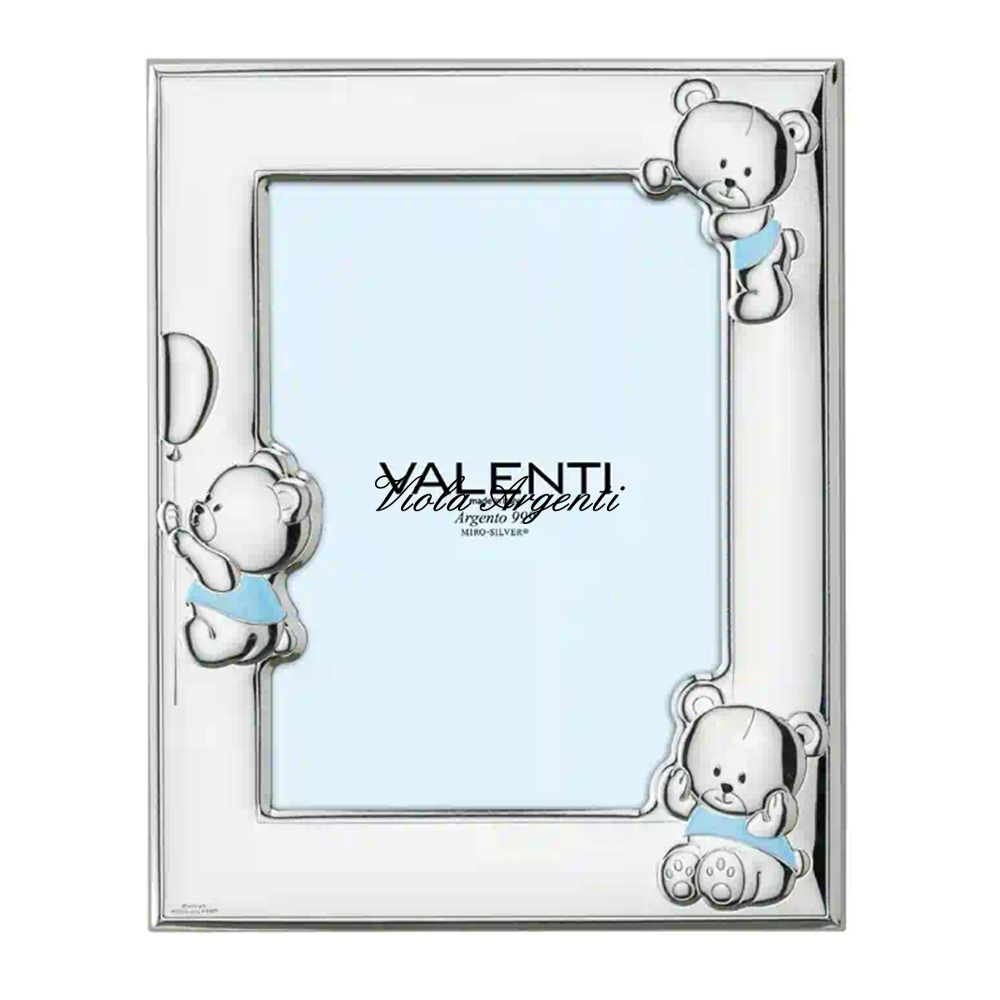 Cornice Orsetti celeste di . Argento online