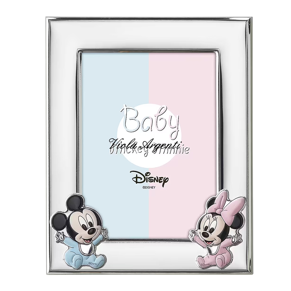 Cornice Mickey & Minnie di . Argento online
