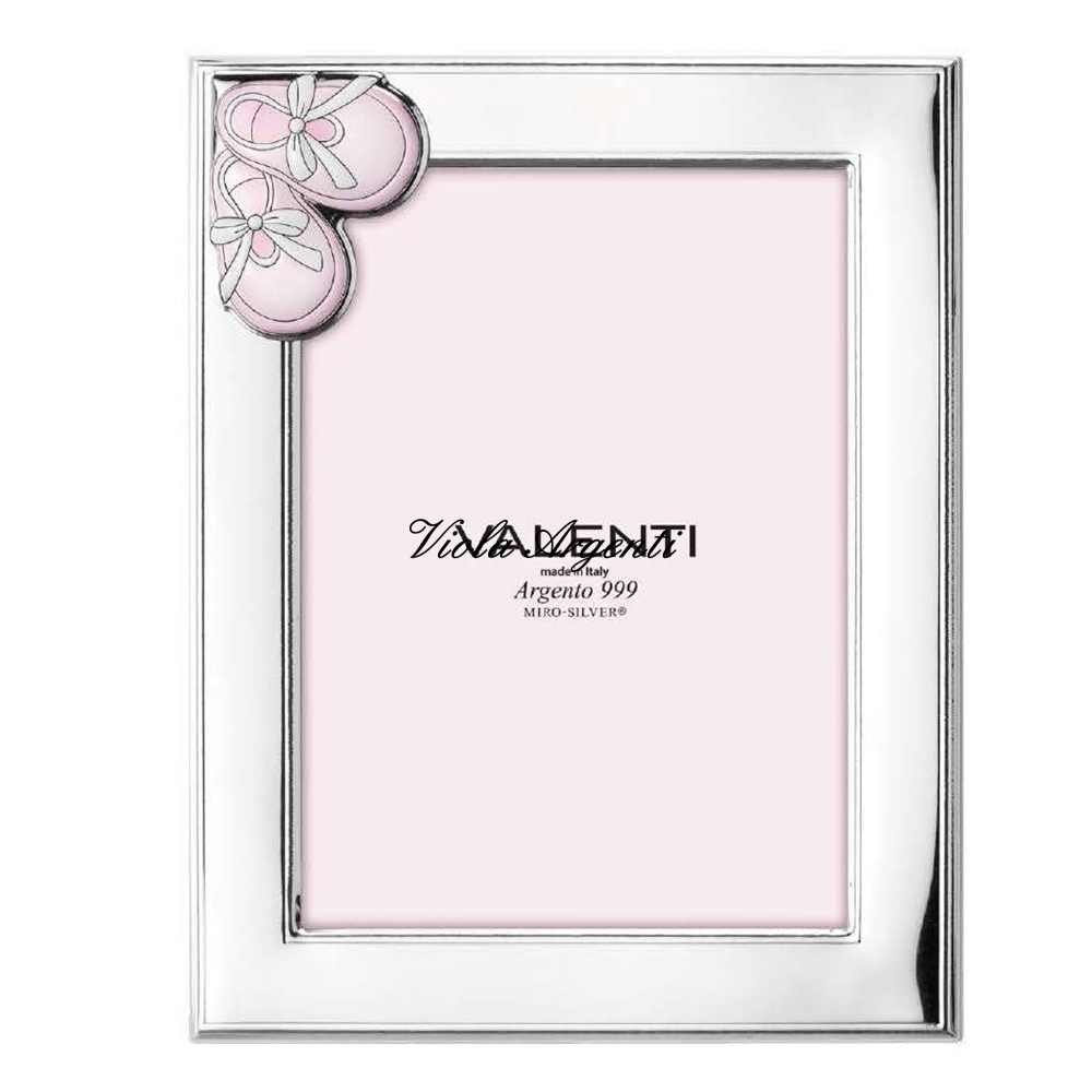 Valenti Cornice Scarpetta rosa di Valenti. Argento online