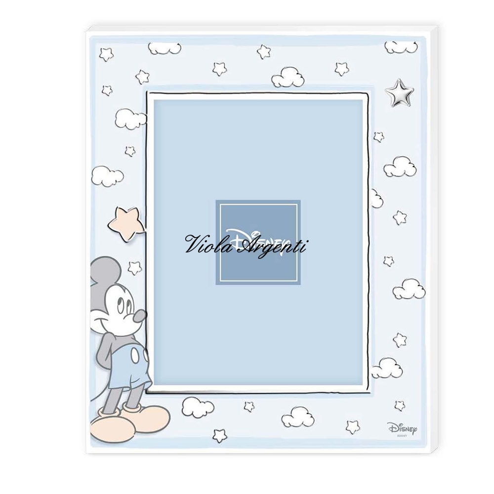 Valenti Cornice Topolino tra Nuvole di Valenti. Argento online
