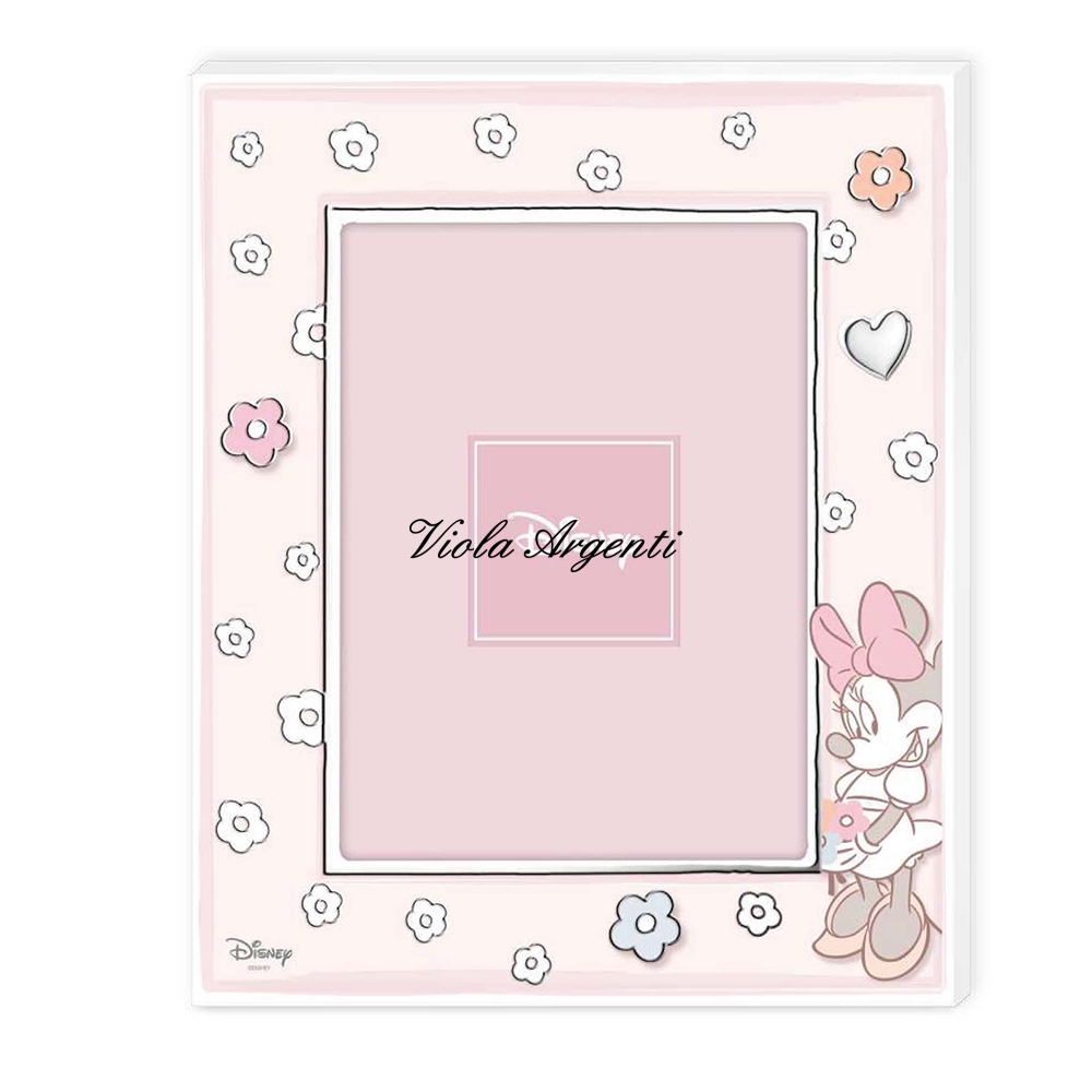 Valenti Cornice Minnie con Fiorellini di Valenti. Argento online
