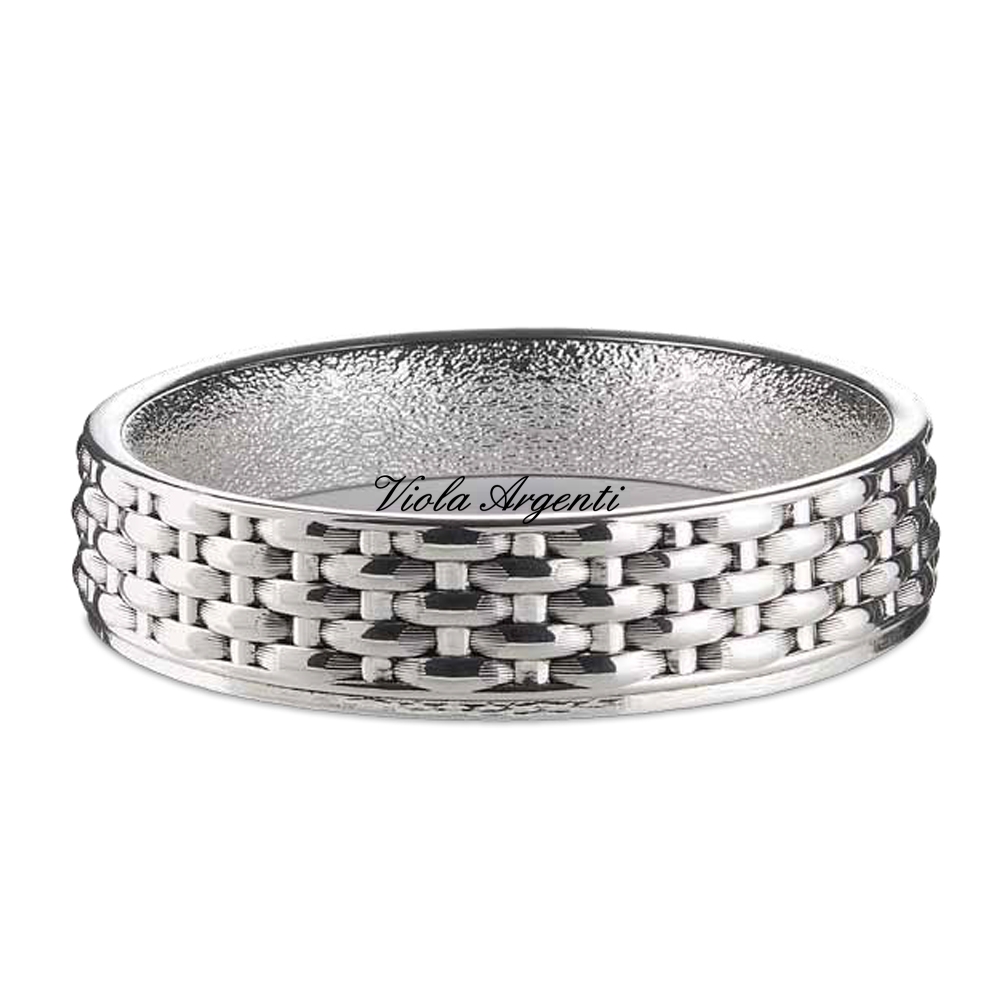 Vuotatasche in vimini di . Argento online