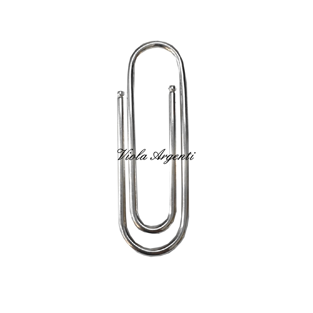 Fermasoldi tondo stondato di . Argento online
