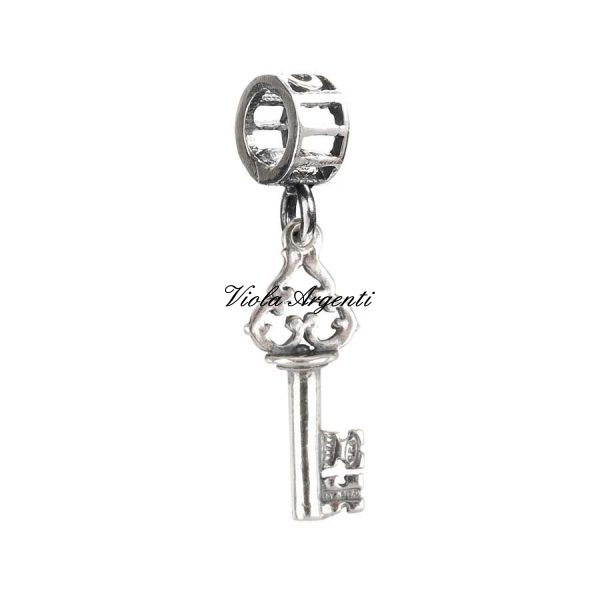 Charm pendente chiave dei desideri di Tedora. Argento online