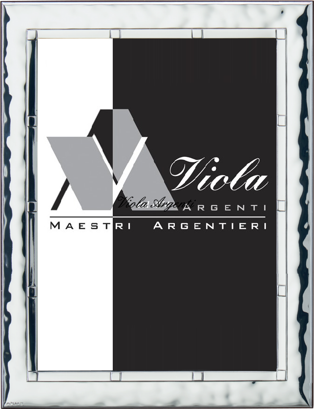 Cornice mossa con interno quadretti di . Argento online
