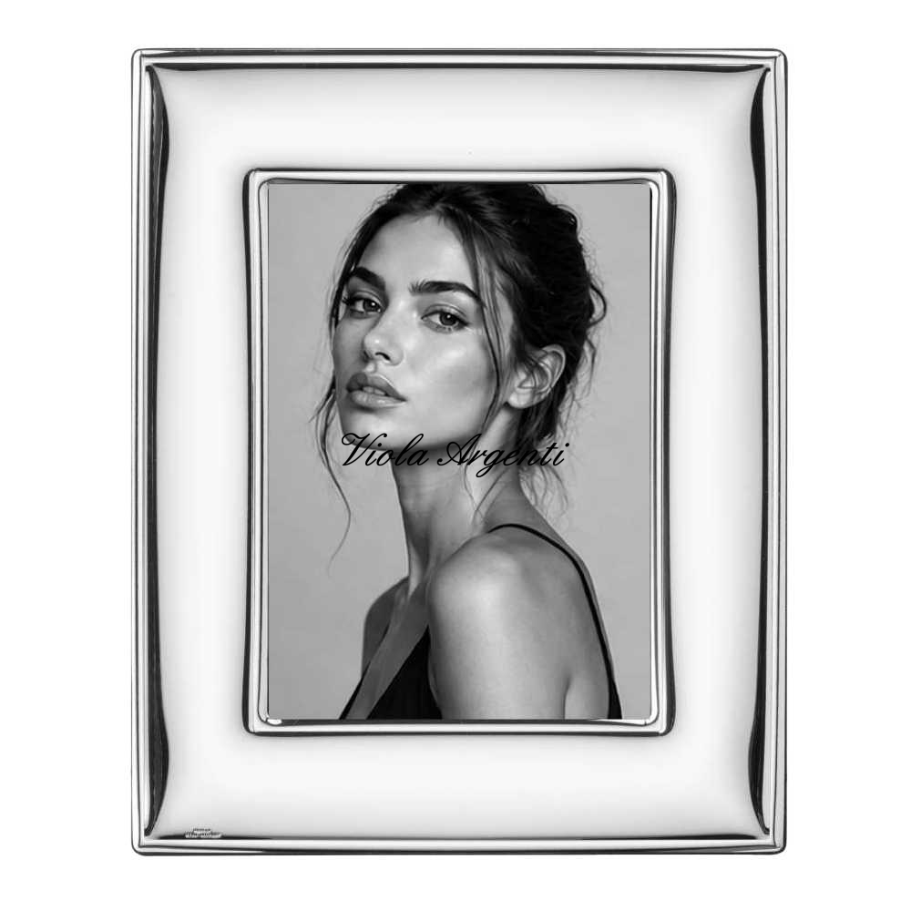 Portafoto in Argento 999 fascia larga di Valenti. Argento online