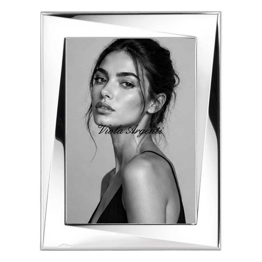 Cornice portafoto in Miro Silver 999 – Design moderno di Valenti. Argento online