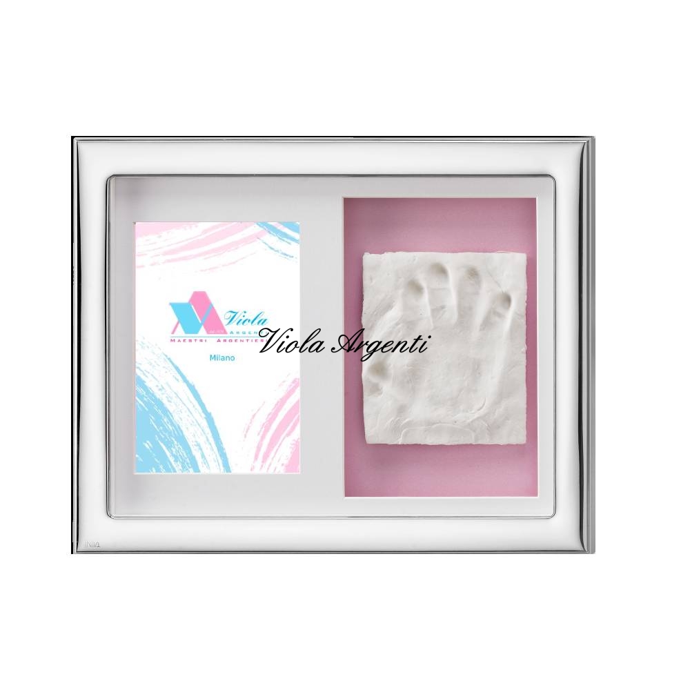 Cornice kit impronta rosa di . Argento online