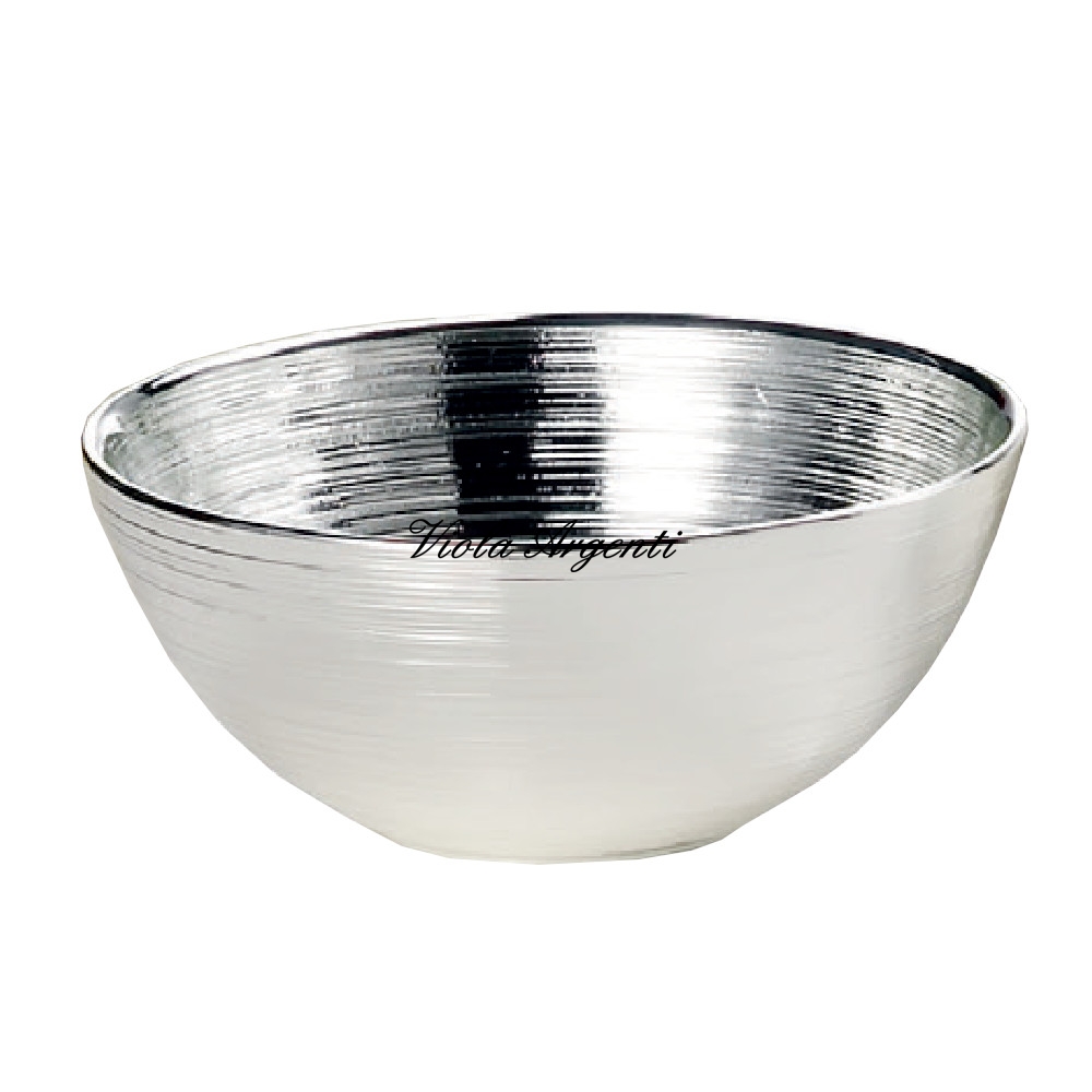 Ciotole linea marte argento di . Argento online