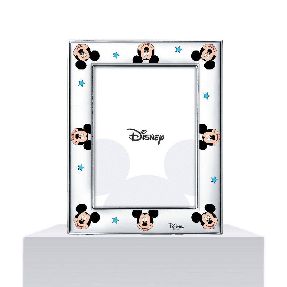 Cornice foto Topolino e stelle di Walt Disney. Argento online