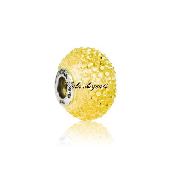 Charm freschezza d'estate giallo di Tedora. Argento online