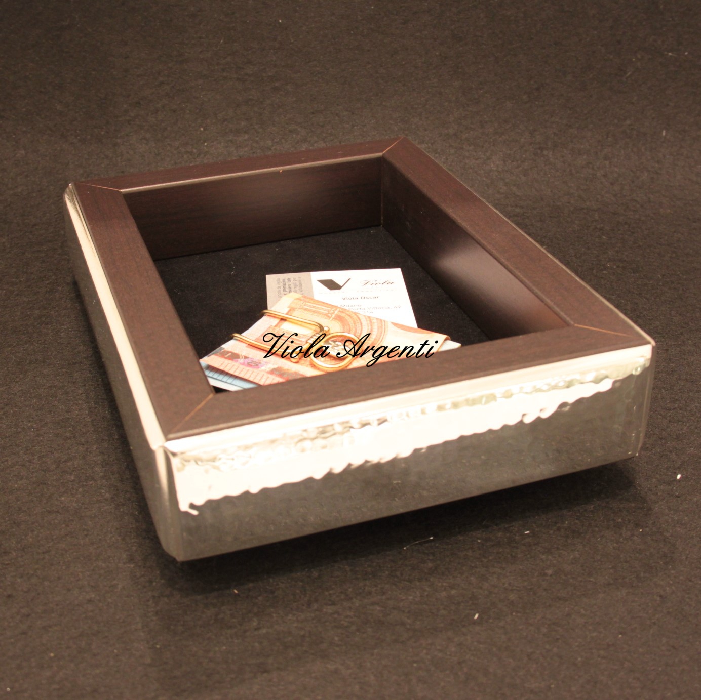 Svuotatasche legno argento di . Argento online