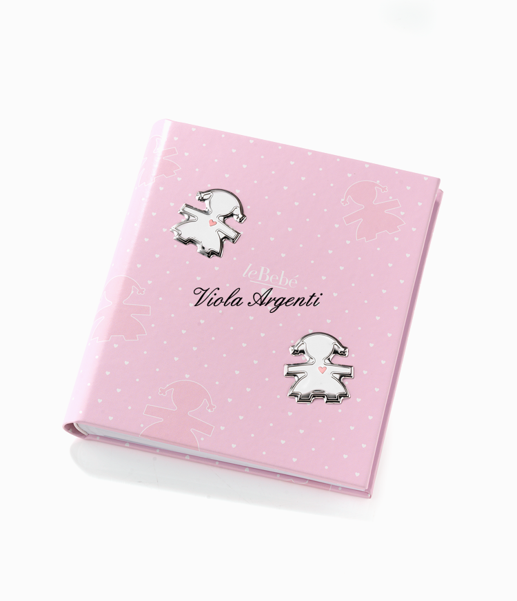 Album rosa con sagome bimba di . Argento online