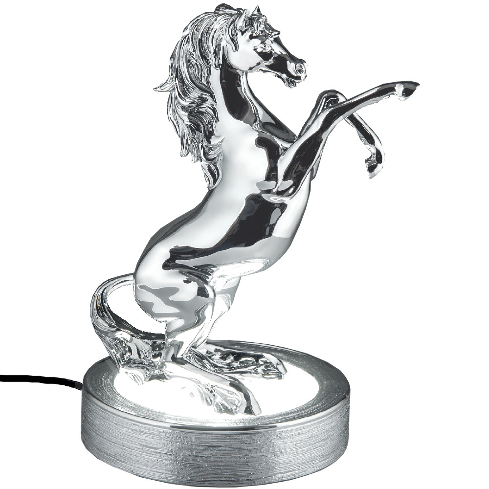 Lampada cavallo di . Argento online