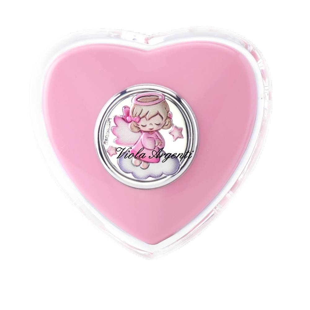 Luce cuore bimba angelo di . Argento online