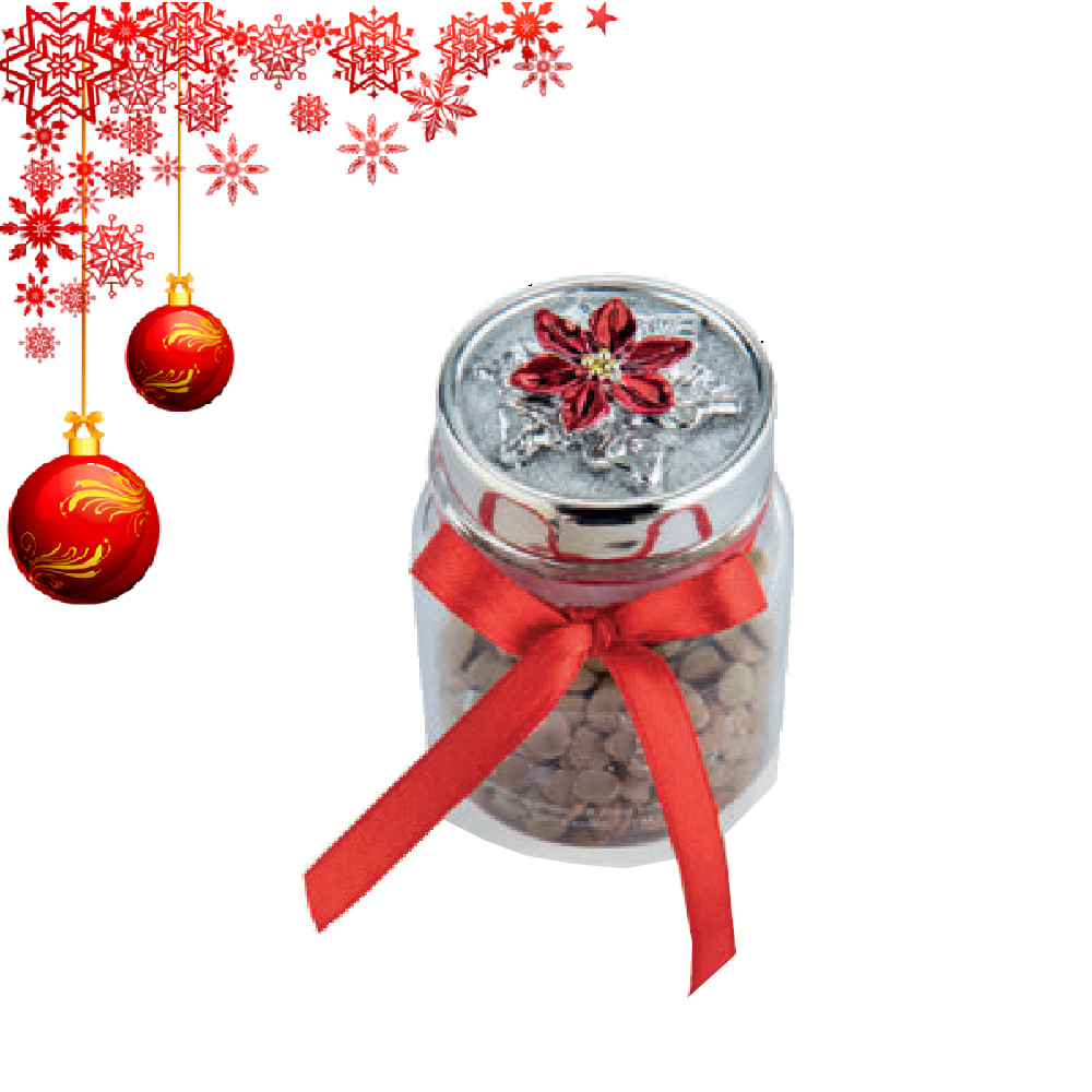 Barattolo stella di natale di . Argento online
