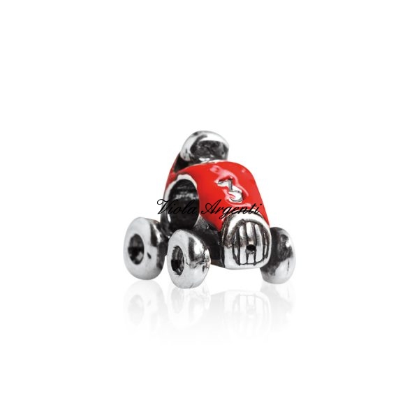 Charm macchina corsa di Tedora. Argento online