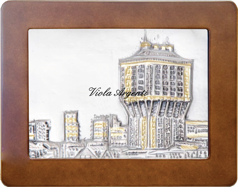Quadro Torre Velasca di . Argento online