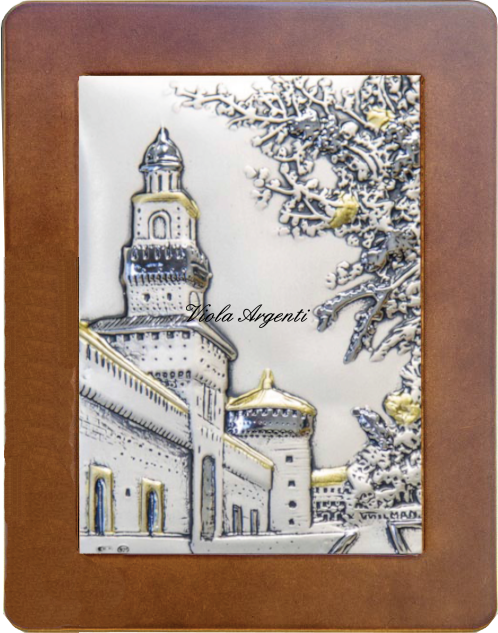 Quadro Castello Sforzesco di . Argento online