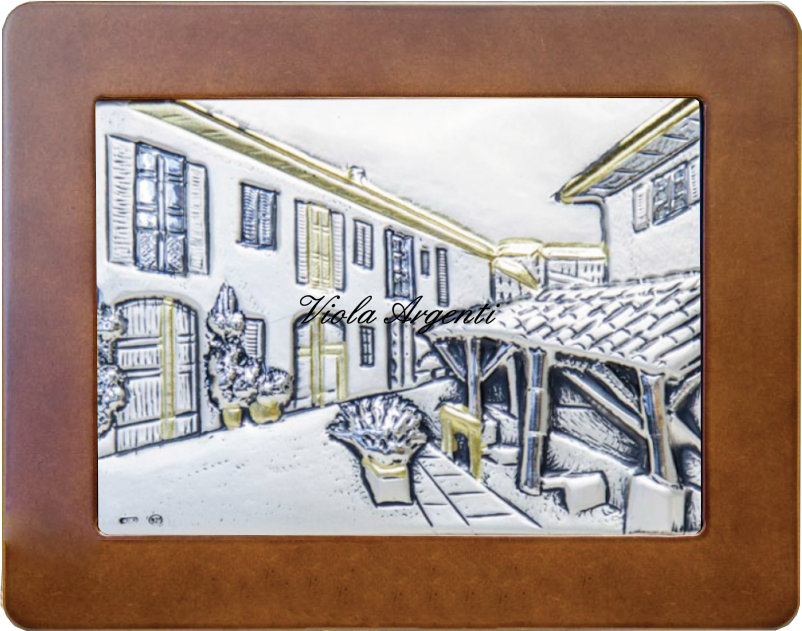 Quadro Vicolo dei lavandai di . Argento online