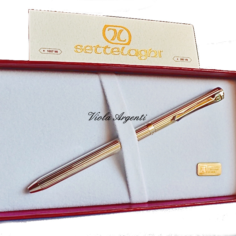Penna duo rossa e blu di . Argento online
