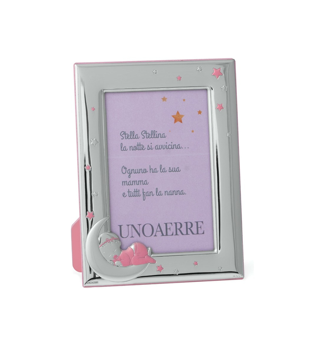 Cornice bimba luna di Unoaerre. Argento online