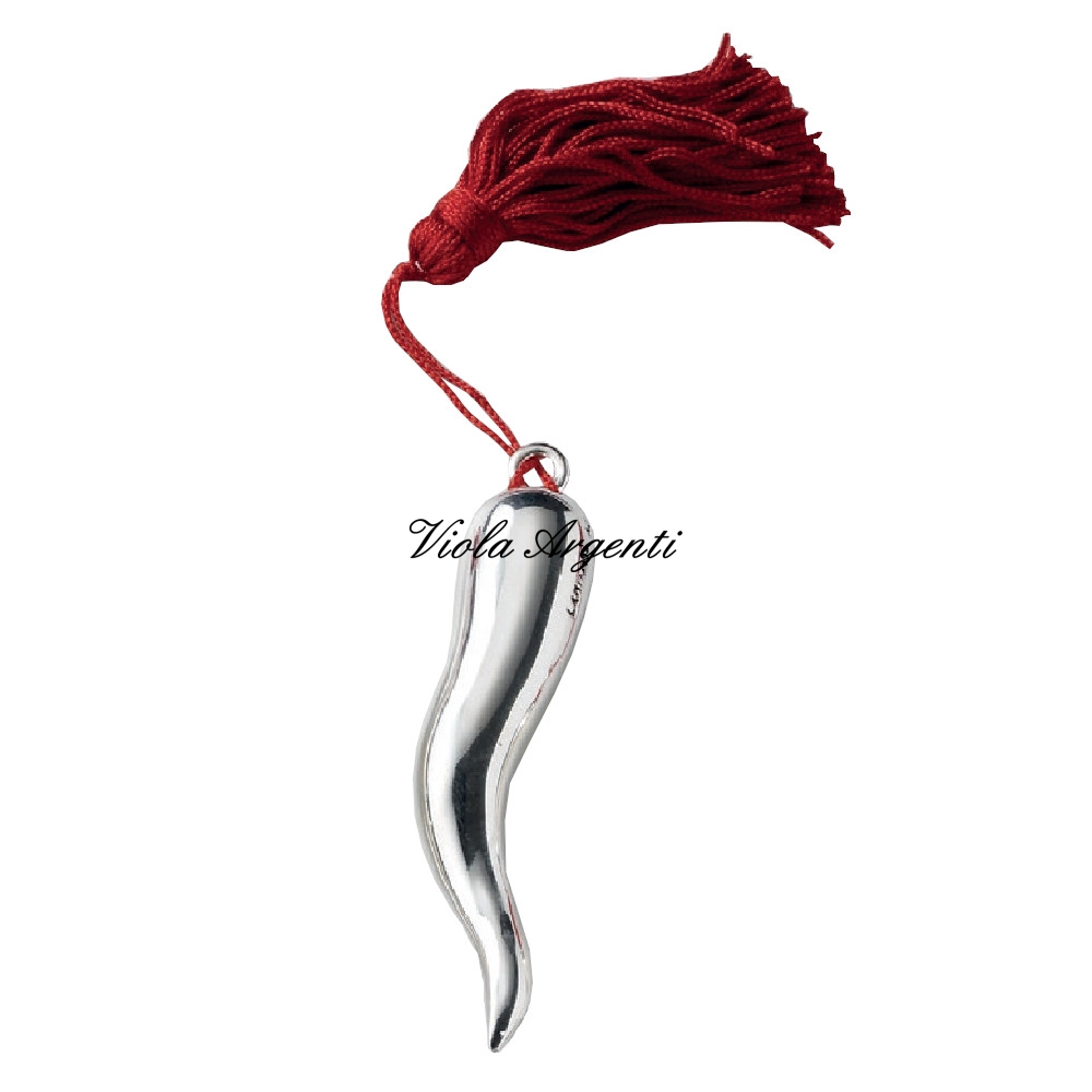 Cornetto portafortuna di . Argento online