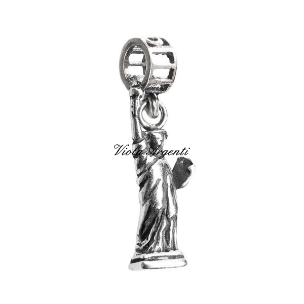 Charm pendente statua della libertà di Tedora. Argento online