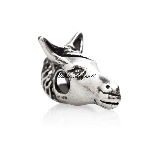 Charm testa cavallo di Tedora. Argento online