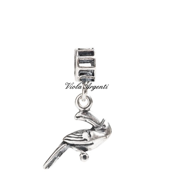 Charm pendente tucano di Tedora. Argento online