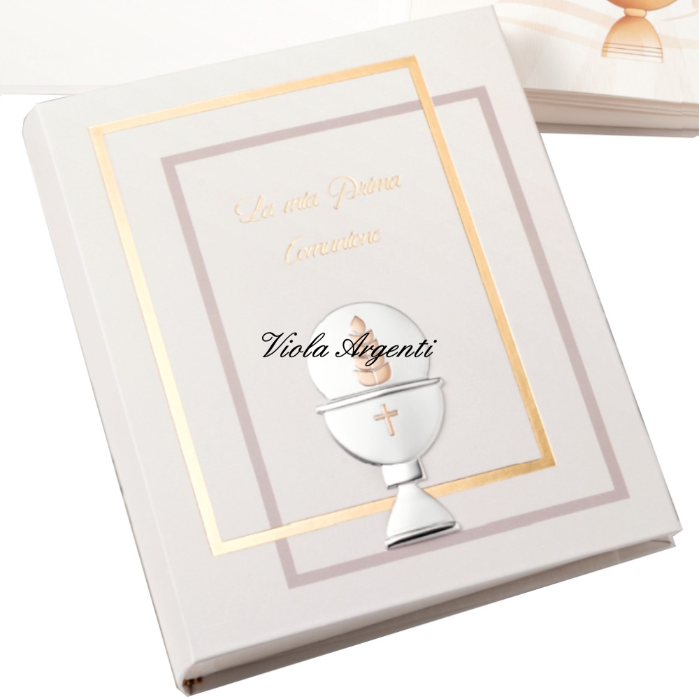Album calice e scritta comunione di . Argento online