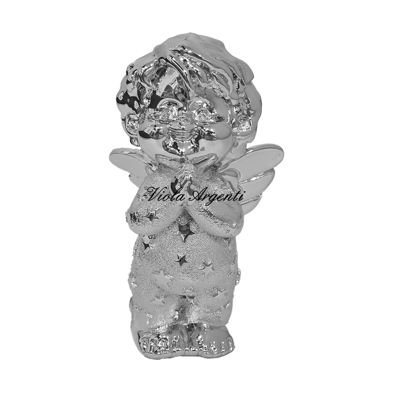 Bomboniera angelo con stelline di . Argento online