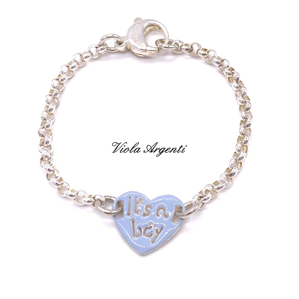 Bracciale IT'S A BOY di ibamboli. Argento online