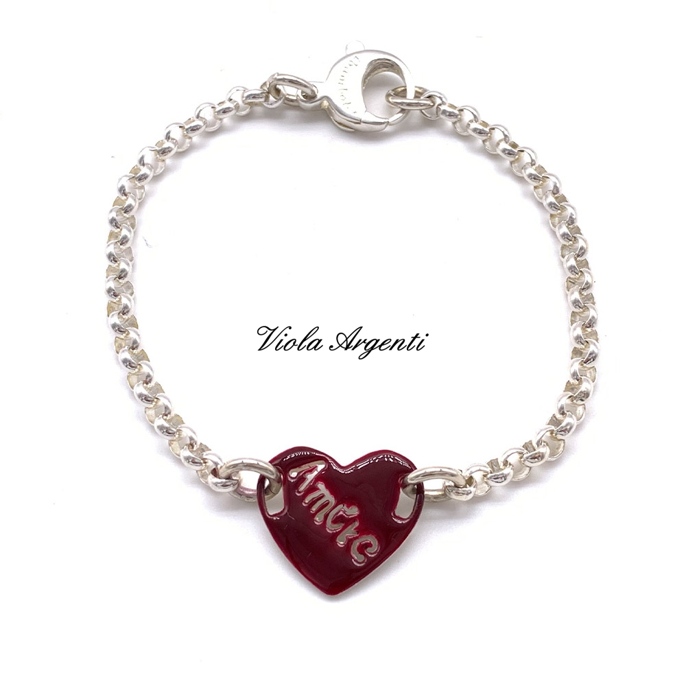 Bracciale AMORE di ibamboli. Argento online