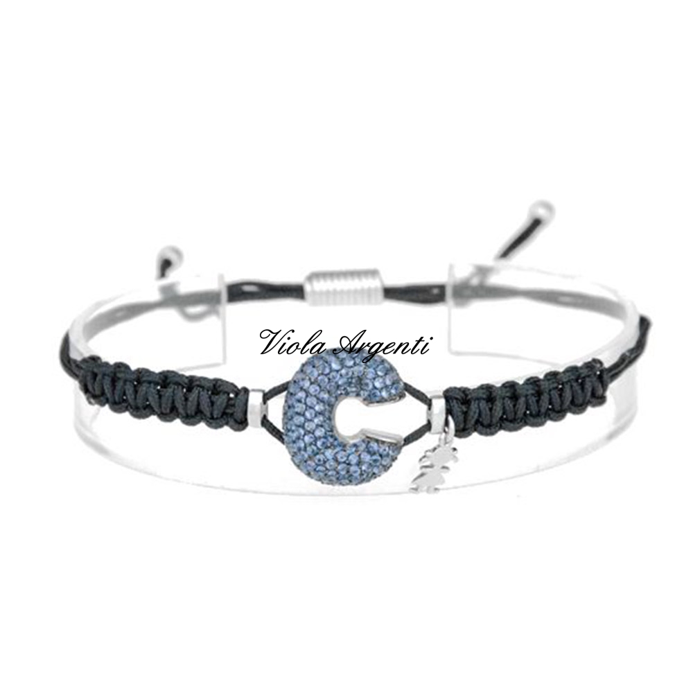 Bracciale con iniziale C di ibamboli. Argento online