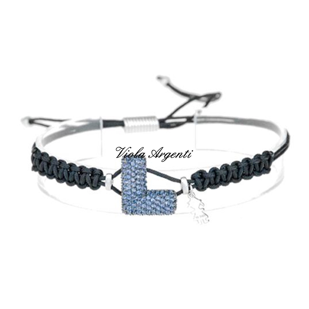 Bracciale con iniziale L di ibamboli. Argento online