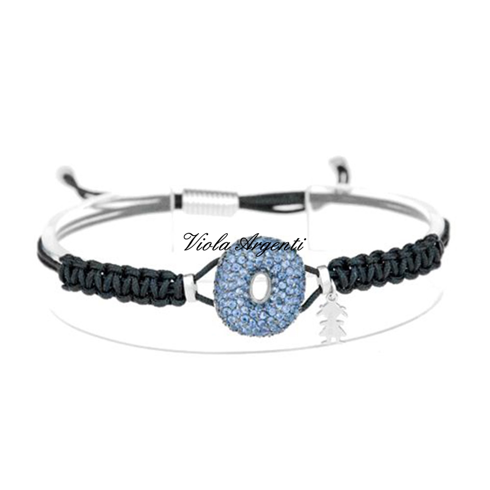 Bracciale con iniziale O di ibamboli. Argento online