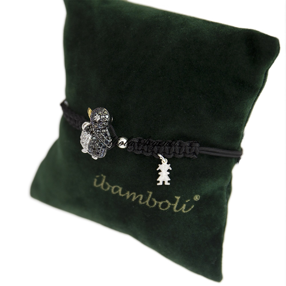 Bracciale PINGUINO di ibamboli. Argento online