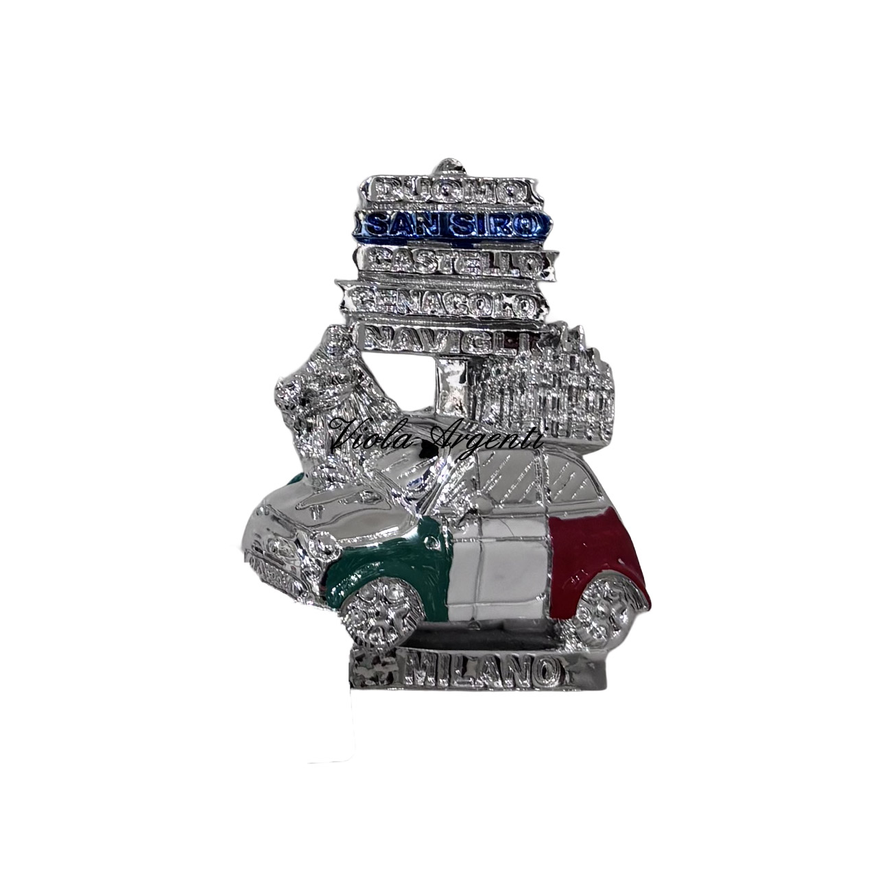 Calamita Duomo con auto di . Argento online